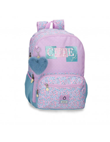 MOCHILA ADAP. 44CM.2C.ENSO CUTE GIRL